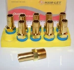 (10 Lot) 1/2" Tube 3/8" Mnpt Brass Adapter Fitting Ham-let 739LMB1/2X3/8. Fixed Price $12.80.