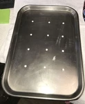 Vollrath Stainless Steel Surgical 10-1/2 X15 Tray 80150 With Holes. Fixed Price $45.00.