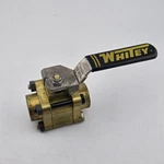 Whitey Swagelok B-63F8 Ball Valve 1/2" Npt Brass 3-PIECE 1500 Psi Usa Vintage. Fixed Price $47.99.