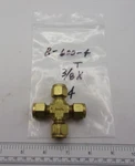 Swagelok B-600-4, Brass Union Cross Fitting 3/8" Od Tube, 2094A. Fixed Price $14.95.