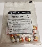 Lot Of 10 New In Bag! Smc 1/4" Tube X Npt Male Connectors KQ2H07-35S. Fixed Price $17.81.