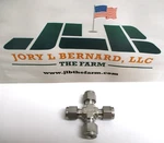 Swagelok , SS-400-4 1/4" Tube Union Cross Surplus. Fixed Price $26.00.