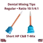 Crown & Bridge Mixing Tips 10:1/4:1 Ratio Dental High Performance Temp 25/PK. Fixed Price $76.29.