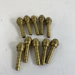 Lot Of 10 Western Enterprises Barbed Hose Nipple Brass. Fixed Price $17.99.