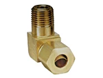 (10) New Parker 1/8" Compression 1/4" Male Npt Brass Extended Elbows, 2P249. Fixed Price $9.99.