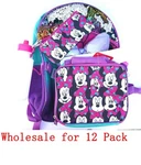 Wholesale 12 BACKPACK-5-SET: (water Bottle Lunch Bag Pencil Case Carabiner). Fixed Price $83.21.