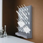 2X Drying Rack Wall-mount Laboratory Glassware With Tray Hole Water Outlet. Fixed Price $66.30.