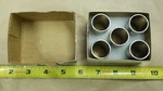 Lot Of 5 Swagelok Cajun 304-16-XBA 1" Adapter Stainless Steel Nib. Fixed Price $30.00.