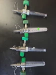 Precision Medical Oxygen Flowmeter Lot Of 4. Fixed Price $80.00.