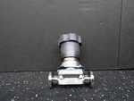 Industries 0.5" Diaphragm Valve With Sanitary Clamp Fittings. Fixed Price $24.99.
