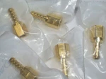 5-SWAGELOK Brass Hose Connectors, 1/4" Id X 1/8" Female Npt, B-4-HC-7-2. Fixed Price $19.89.