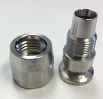 Reseal RE050S-TC Sanitary Stainless Steel Coupling 0.50" Id Tubing Fitting. Fixed Price $32.00.