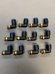 Lot Of 12 Smc KQL06-U01 Elbow Fittings 6MM. Fixed Price $19.99.