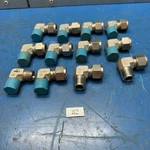 (12) Swagelok Male Connector Elbow 3/8 In. Tube Od X Npt.+ Warranty. Fixed Price $120.00.