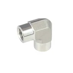 Hfs(r) 1/4" Npt Female 90 Degree Elbow Stainless Steel 304 Forged Pipe Fitting. Fixed Price $9.99.