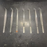 Lot 7 Henry Schein 100-3313 Dental Tweezers. Fixed Price $29.99.