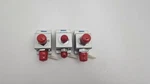 (3) Hill-rom P205500A, P205500V Rail Gas Blocks Air, Oxygen, Vacuum. Fixed Price $99.00.