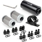 Micron Inline Fuel Filter With 6AN 8AN 10AN ADAPTER(6PCS), 15PCS. Fixed Price $46.55.