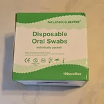 Munkcare Disposable Oral Swabs Individually Packed 100PCS Dentistry Box. Fixed Price $9.00.