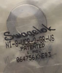 Swagelok Face Seal 1/2", NI-8-VCR-2-GR-VS, NI8VCR2GRVS, Lot Of 100. Fixed Price $599.99.