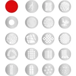 Wellmaking G-10 19PCS Gobos Kit Metal Modeling Sheet With Red Colors Gels/f.... Fixed Price $107.67.