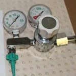 W.t. Farley Inc Oxygen Regulator With Two Gauges. Fixed Price $49.99.