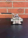 Swagelok SS-65TSC16 Stainless Steel Ball Valve W/ 1" Sanitary Fitting. Fixed Price $90.00.