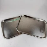 2 Vollrath Stainless Steel Medical Dental Utility Tray Lot Of. Fixed Price $40.00.