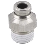 Smc KQG2H06-01S 1/8" X 1/4" Tube R(pt) Ss Male Adapter. Fixed Price $17.39.