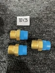 (3) Swagelok B-810-1-4 Brass Connector Fitting, 1/2" Od Tube X 1/4" Male Npt,. Fixed Price $24.96.