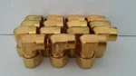 Lot Of (15) Nos! Swagelok 1/2" Tube X 1/4" Fnpt Brass Female Elbows B-810-8-4. Fixed Price $114.95.