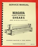 Niagara Power Shears Series 3B-4B-5B-6-7B-8-9-10-12 Service & Parts Manual 0825. Fixed Price $45.00.