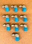 Lot Of 10: Swagelok 1/8" X 1/4" Stainless Steel Elbows SS-200-2-4 New. Fixed Price $88.00.