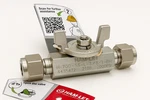 Ham-let H-700-SS-L-3/8-T-BH 3/8" Ball Valve Let-lok Fittings New Box. Fixed Price $35.95.