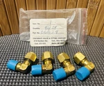 (lot Of 4) Swagelok B-600-2-4 Brass Tube Fitting 3/8" X 1/4" Male Npt 2100A. Fixed Price $49.99.