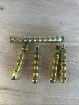 Hoke Gyrolok 1/4 Safety Changer Ferrule 20 Threaded Fittings 10 Compression Lot. Fixed Price $60.00.