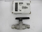 Parker 8A-B8LJ-SSP, 1/2" Compression Stainless Steel Ball Valve, Way. Fixed Price $98.00.