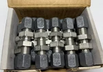(box Of 10) Parker 6 Wbu-ss Bulkhead Union 3/8" Stainless Steel Ferulok Fitting. Fixed Price $99.00.