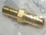 1- Swagelok Brass Hose Adapter, 1/2" Id X Od Tube, B-8-HC-A-811. Fixed Price $12.89.
