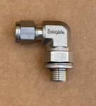 Swagelok 1/4" X Stainless Steel Male Positionable Elbow SS-400-2-4PR New. Fixed Price $17.99.