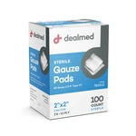 Dealmed 2" X Sterile Gauze Pads, 12-PLY Individually Wrapped Medical For. Fixed Price $115.49.