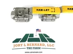 Ham-let, H510SSN1/2, Lot Of 1500PSI, 1/2"FNPT, 2-WAY Ball Valve, Lever Op New. Fixed Price $95.00.