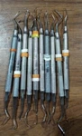 (10) Hu-friedy Dental Instruments Srpg 15/16 Sqbl 1P Spr 1/2 & More. Fixed Price $102.43.
