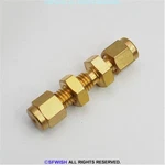 New Swagelok B-200-61 Brass Bulkhead Union, 1/8" Od Tube. Fixed Price $24.97.