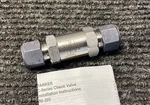 1/2 Tube Od 316SS Check Valve (10 Psi CRACK/3000 Max) Parker 8Z-C6L-10-SS. Fixed Price $46.40.
