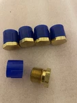 5 New Parker Hex Head Plugs 1/2 Hp-b Brass Mnpt. Fixed Price $24.99.