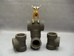 1-1/2" Socket Weld Tee Fitting Bonney SA/A105 3M Lot Of 4. Fixed Price $90.18.