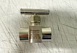 Swagelok SS-26VF8, 316SS 1/2" F-npt Needle Valve, 6000 Psi, Bar Handle, Vee Stem. Fixed Price $55.00.