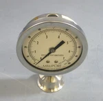 Millipore YY1801020 Sanitary Pressure Gauge 0-100PSI Glycerin Filled. Fixed Price $349.99.