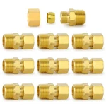 Brass Compression Tube Fitting 10-PACK 1/8 Od X Npt Male Connector. Fixed Price $19.99.